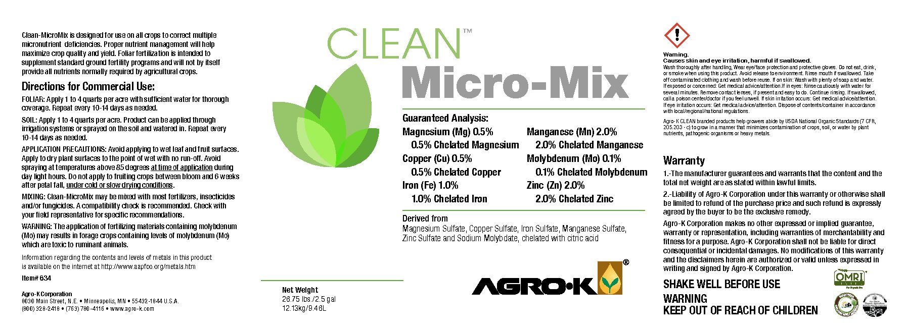 MICROSOL KOMPOST Blend of NP organic fertilizers (Mg-S) (7-15) with Boron  (B), Iron (Fe), Manganese (Mn) and Zinc (Zn) - Unimer